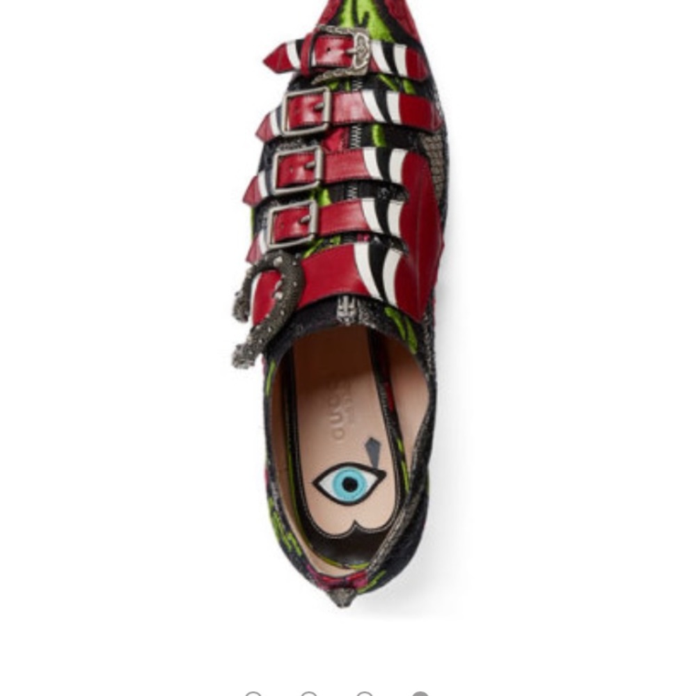 SOLD - Gucci Susan Floral Brocade Loafer - Picture 3 of 6